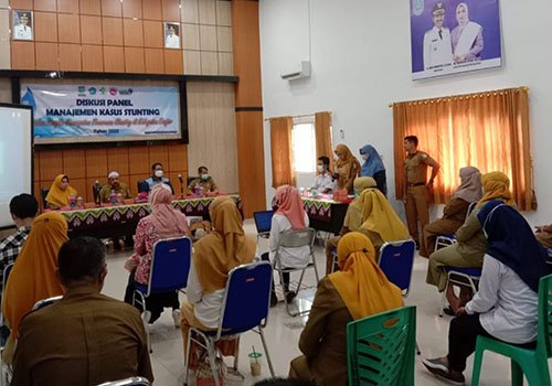 Wabup Buka Diskusi Panel Penurunan Stunting 1 Hal 16 4 Klm Martapura Diskusi Panel