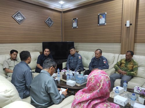 Hal 9 2 KLm Ketua DPRD Kota dan Wakil saat menerima jajaran Bawaslu 1