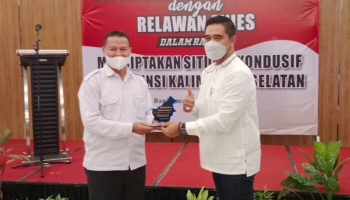 Dit Intelkam Polda Kalsel Silaturahmi dengan Tim Relawan Anis