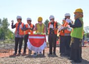 Pemancangan Tiang Pertama Pembangunan Gedung Baru Perpustakaan