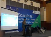 Plt Bupati HSU Buka Sosialisasi One Step Payroll dan Ready Cash Bank Kalsel