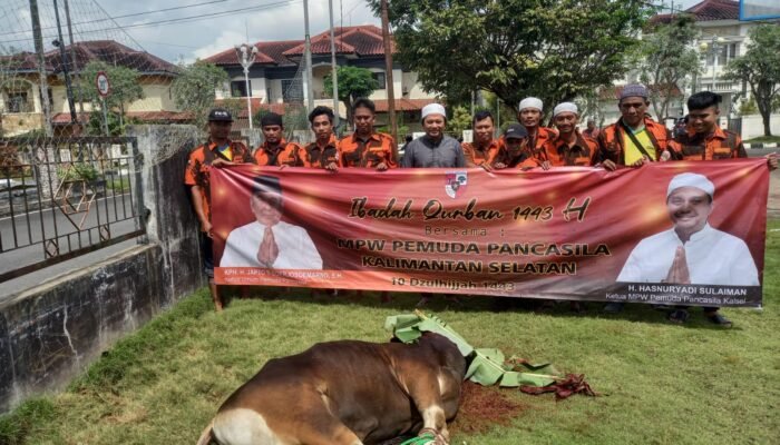 Pemuda Pancasila Kalsel Laksanakan Ibadah Kurban
