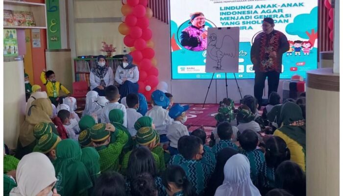 Dispersip Hidupkan Budaya Bercerita Anak, Undang Kak Kempho