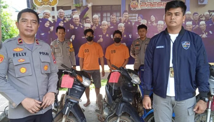 Kuda Sergap Polsek Pelaihari Berhasil Mengamankan Dua Tersangka Curanmor