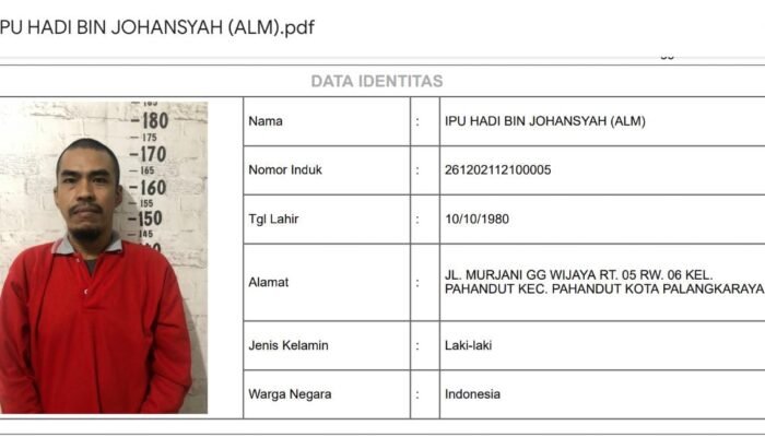 Akui Ada Kelalaian, Satu Napi Lapas Teluk Dalam Kabur Saat Bersih-Bersih