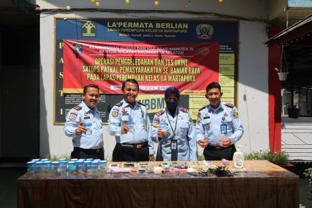 Srikandi Pemasyarakatan Beraksi, Satops Patnal se-Banjar Raya Tegakkan Kamtib di LPP Martapura 1 IMG 20220727 WA0013 scaled