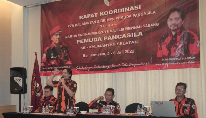 Persiapan Muswil ke-VIII, MPN Pemuda Pancasila Gelar Rakor dengan MPW dan MPC Se-Kalsel