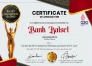 Bank Kalsel Raih Penghargaan Ajang Indonesia Most Admired BUMD Award 2022