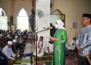 Tahun Terakhir Jabat BupatiHj Noormiliyani Berpamitan Saat Shalat Idul Adha