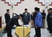 Sekdakab Lantik Sejumlah Pejabat Tinggi Pratama Kotabaru