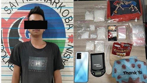 Petugas Instalasi Wifi Kedapatan Bawa 8 Paket Shabu 1 5 sabu 3klm