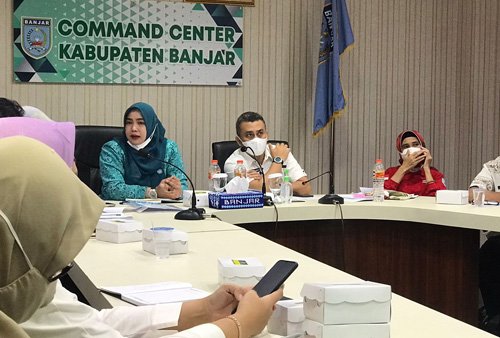 Banjar Ikuti Rakor Percepatan Penurunan Stunting 1 Hal 16 4 KLm Martapura Rakor Stunting