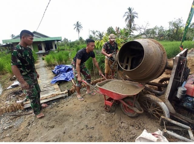 Ketukan Satgas TMMD Jawab Impian Warga Sungai Gampa 1 Hal 9 3 Klm TMMD scaled