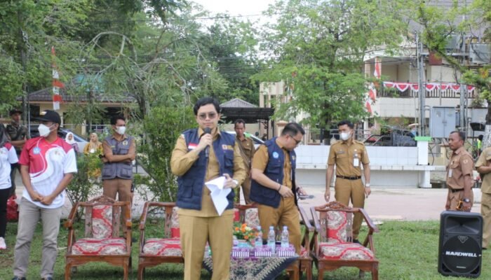 Bupati HST Buka Pertandingan Sepak Bola Mini Antar Pelajar SMP Se-Kabupaten HST