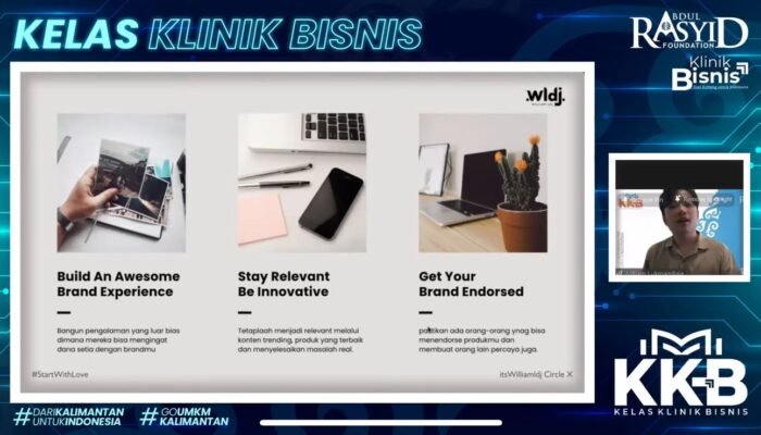 Kelas Klinik Bisnis Ungkap Rahasia TOMA dalam Branding Usaha