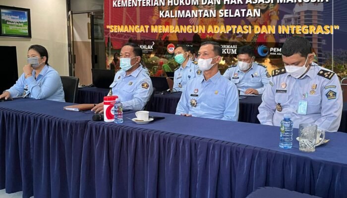 Kuatkan Employer Branding, Kanwil Kalsel Ikuti Webinar SDM Kemenkumham Berakhlak