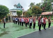 Pembinaan Latihan Mandiri Calon Siswa Pendidikan Pembentukan Bintara Polisi di Kotabaru