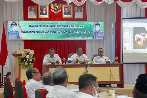 Dialog Kinerja SAKIP, RB, Pelayanan Publik dan Penghargaan Budaya Kerja SKPD 1 hal 2 Bal 3 klm 6