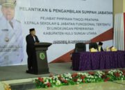 Puluhan Pejabat di HSU Dilantik