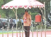 Kwarcab Gerakan Pramuka Kabupaten Tabalong Gelar Upacara