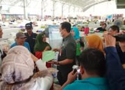 Ratusan Pedagang Pasar Bauntung Banjarbaru Dapatkan Potongan Restribusi Pasar