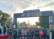 Aditya Gowes Bersama Warga di Banjarbaru Run n Ride 2022