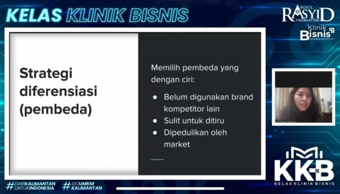 Klinik Bisnis Kupas Strategi Branding Agar Trending bersama Konsultan Brand, Indah Jiwandono