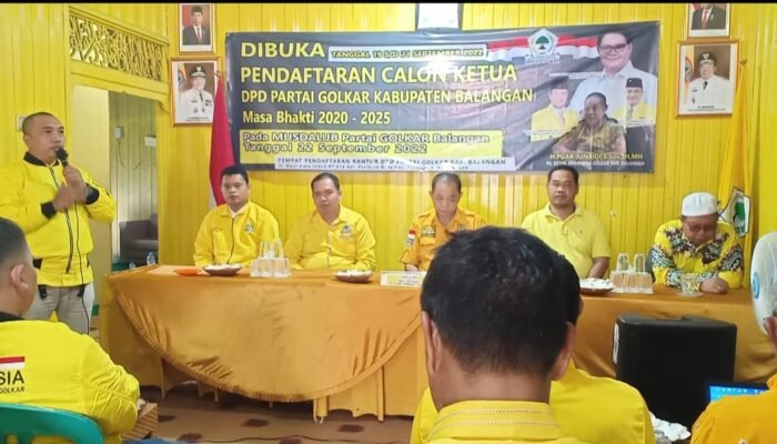 Besok DPD Golkar Balangan Gelar Musdalub, Bersiap Rebut Kemenangan di Pemilu 2024