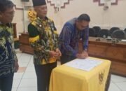Penandatangan DJP DJPK Pemda Tahun 2022 di Kotabaru