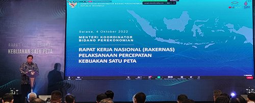 Asisten Ekbang dan Kepala Bappedalitbang Ikuti Rakernas Kebijakan Satu Peta 1 15 kalteng3 4