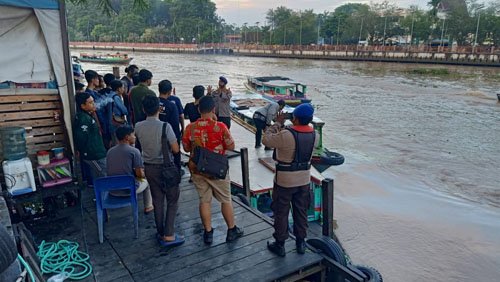 Satpolairud Lakukan Pengawalan Susur Sungai Kafilah MTQ 1 5 Kawal 4klm