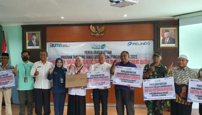 Pelindo Sub Reg Kalimantan Salurkan Bantuan TJSL Senilai Rp 270 Juta kepada Masyarakat Banjarmasin