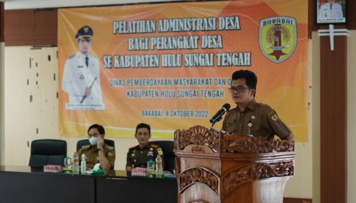 Perangkat Desa di HST Dilatih Administrasi