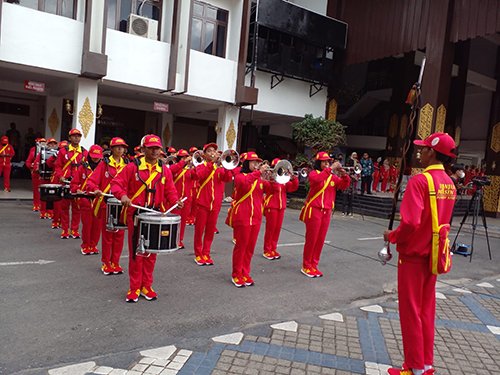 Drum Band tetap dipertandingkan di Porprov HSS 1 13 2klm Drum Band Banjarmasin jpg