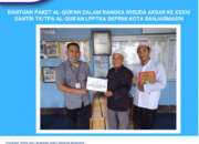 UPZ Bank Kalsel Bantu Al Qur’an Bagu Wisudawan XXXIV Santri TK/TPA Al Qur’an LPPTKA BKPRMI