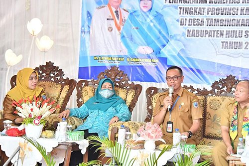 Desa Tambingkar HSS Ikuti Penilaian Peningkatan Kualitas Keluarga 1 Hal 12 HSS 3 klm 11