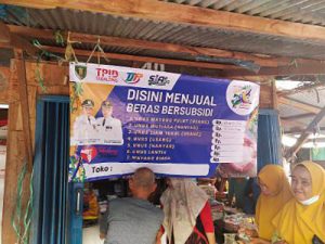 Upaya Kendalikan Inflasi 10 Toko Beras Pasar Tanjung Disubsidi