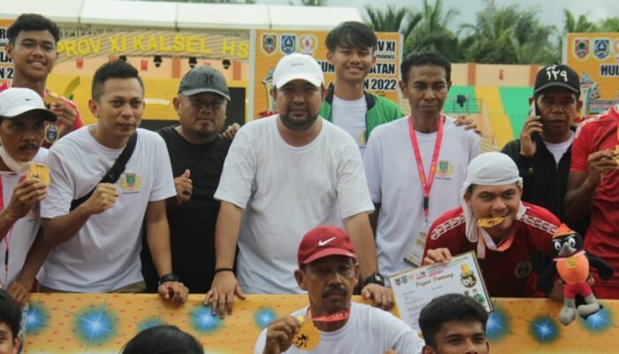 Tanah Bumbu Raih Medali Emas Cabor Sepakbola Porprov XI 2022