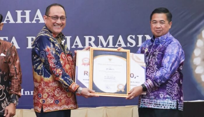 PAM Bandarmasih Raih Juara Dalam Kompetisi Inovasi Kota Banjarmasin