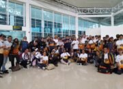 Kontingen Porwanas PWI Kalsel Dilepas Sandi 12 Kontingen Porwanas PWI Kalsel Dilepas Sandi