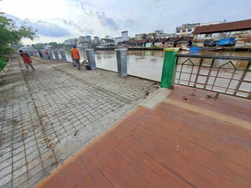 Finishing Siring RK Ilir<br>Dalihnya Baru Mulai Kontrak 1 hal9 4klmsiring