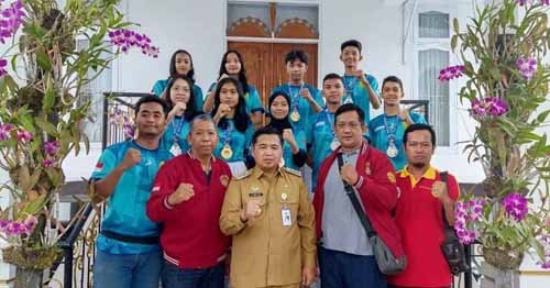 Wali Kota H Ibnu Sina Terima Kunjungan Pengurus dan Atlet Taekwond 1 Hal 9 3 Klm KOntrak 1 4