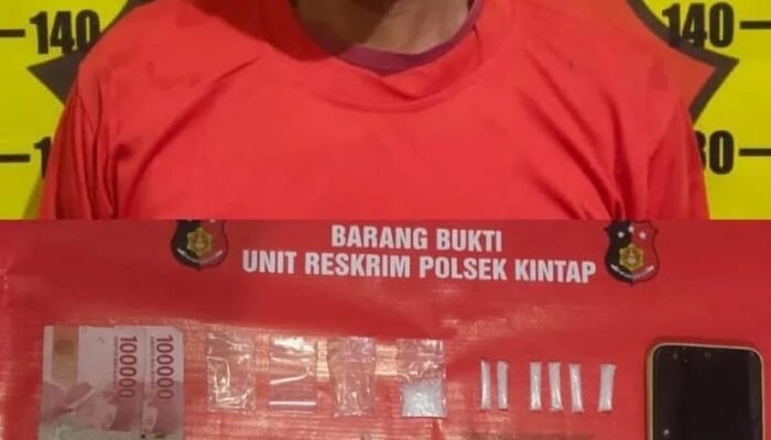 Polsek Kintap Amankan Pelaku Pengedar Narkotika