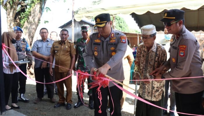 Kapolres Resmikan Program Bedah Rumah Kakek Ibrahim