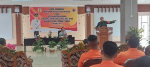 Dandim 1002/HST Berikan Pembekalan Kepada BPBD Kabupaten HST