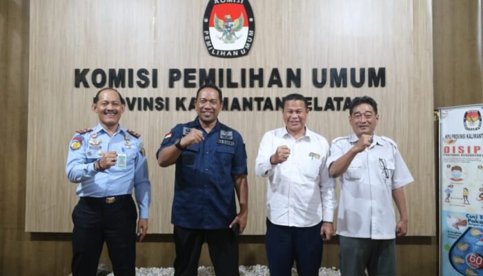 Jelang Pemilu : Kakanwil Kalsel Audiensi dengan Ketua KPU, Pastikan Hak Pilih WBP Terpenuhi