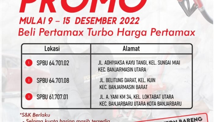 Promo Spesial! Kini Beli Pertamax Turbo Seharga Pertamax