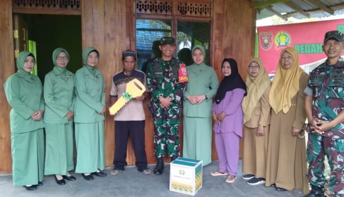 Pemkab HST Apresiasi Kodim 1002 HST Bangun Rumah Layak Pakai Untuk Masyarakat