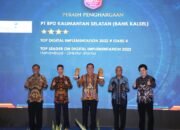 Bank Kalsel Raih Top Digital Awards 2022