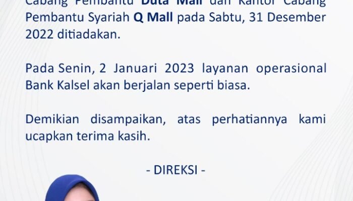 Optimalkan Layanan Digital Bank Kalsel, Permudah Transaksi Keuangan